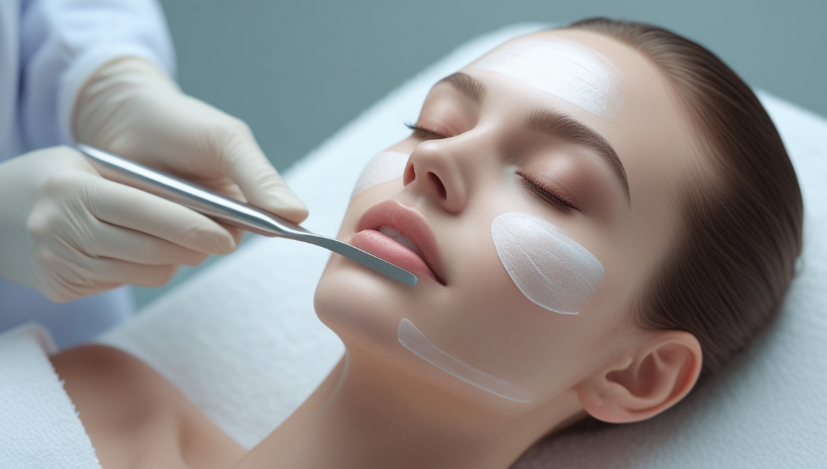 Lip filler treatment